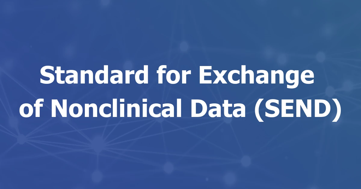 standard for exchange of nonclinical data (SEND) baner