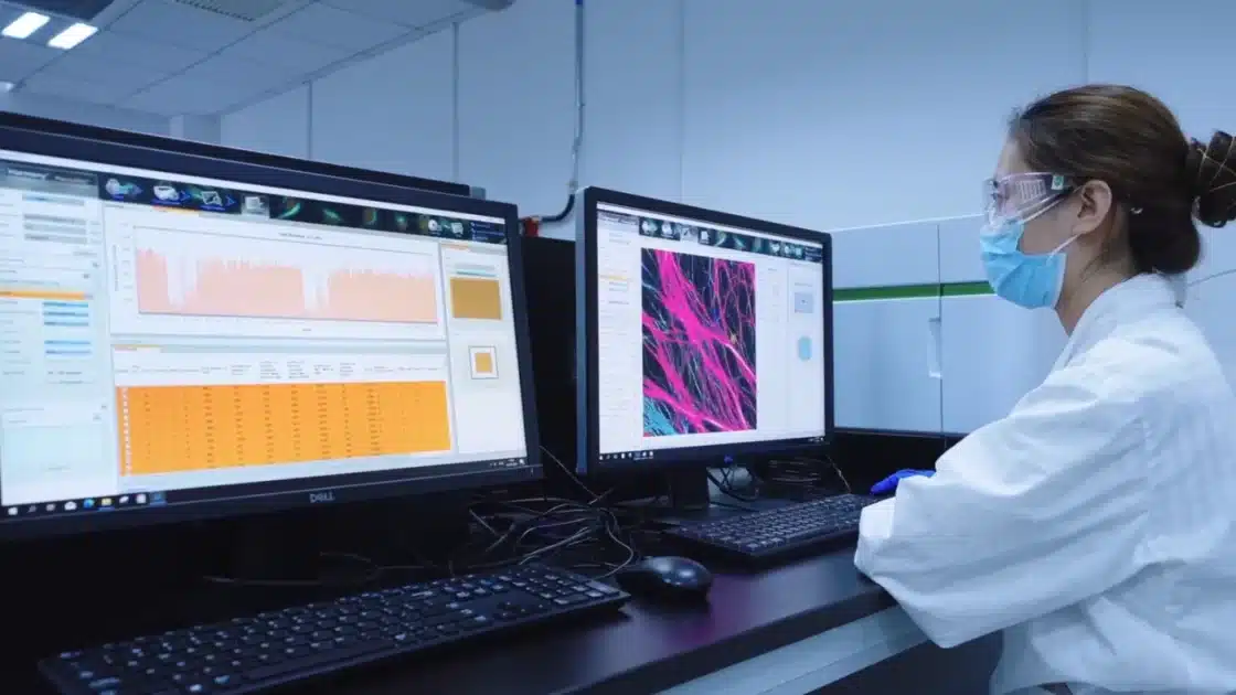 The operetta high-content imaging system is used for cell biology services